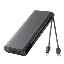 Voyager Laptop Charging Power Bank with Built-In Cables - 25,000 mAh (Blank)