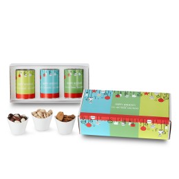 3 Way 4 inch Snack Tube Gift Set - Mailer Box