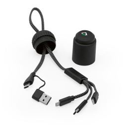 Versacord Recycled 5-in-1 Charging Cable (w/2nd Life Packaging)