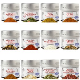 Gustus Vitae Ultimate BBQ & Grilling Seasonings Kit - Set of 12