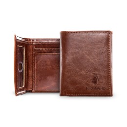 Vegan Leather Trifold Wallet
