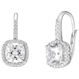 .25twt White Topaz and Diamond Earrings