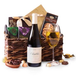 White Wine & Gourmet Chocolate Gift Set