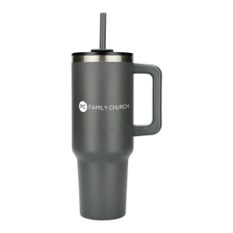 Vacuum Insulated Eco Tumbler With Straw - 40 oz.