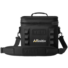 Yeti® Hopper Flip® Soft Cooler - 8 Can (Print On-Demand) - Black