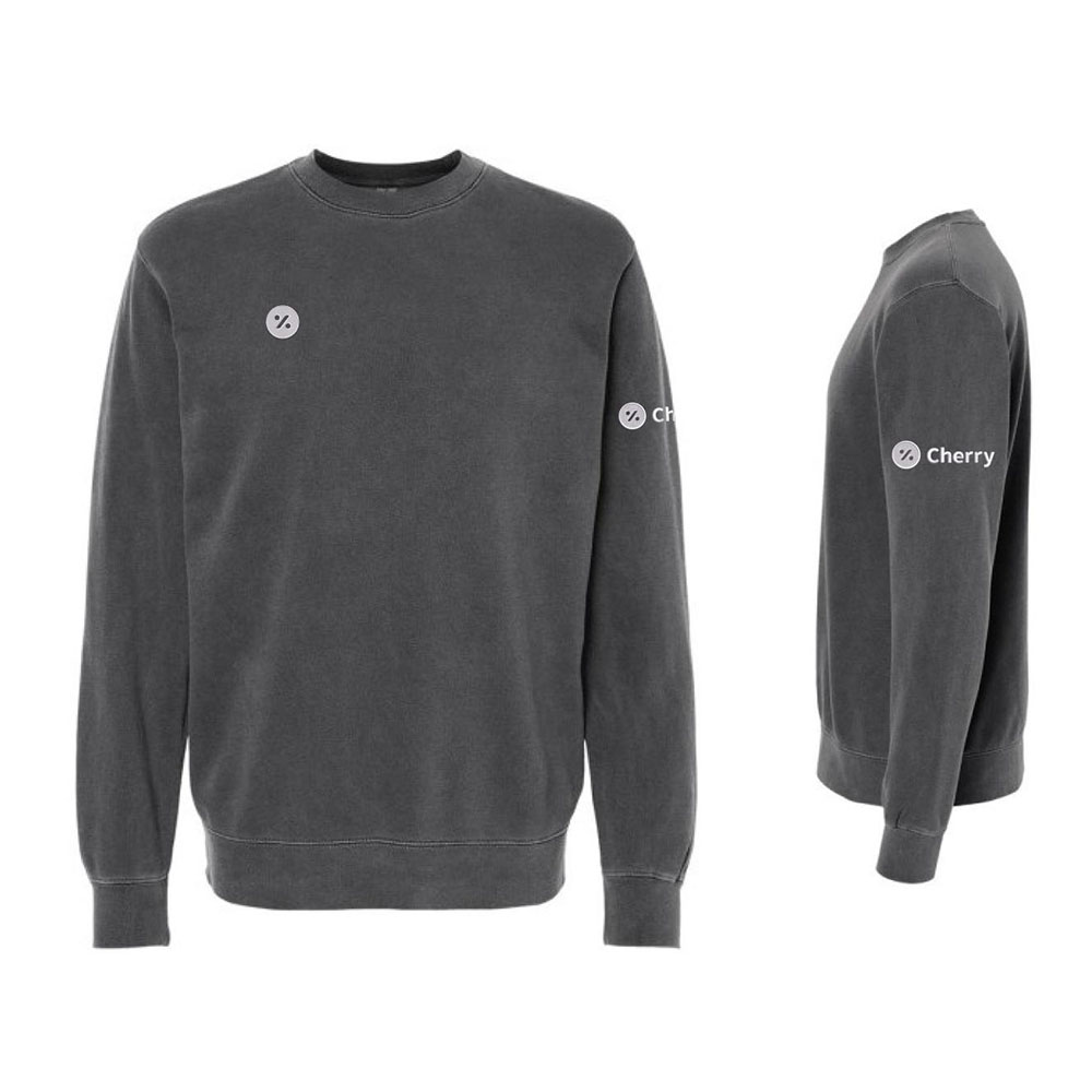 Independent Trading Co. Midweight Pigment-Dyed Crewneck Sweatshirt - Unisex