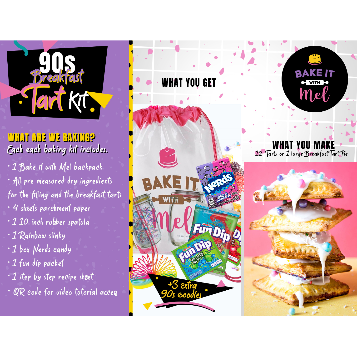 90s Chocolate Pop Tart Baking Kit