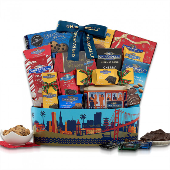 Deluxe Ghirardelli Chocolate Gift Baskets