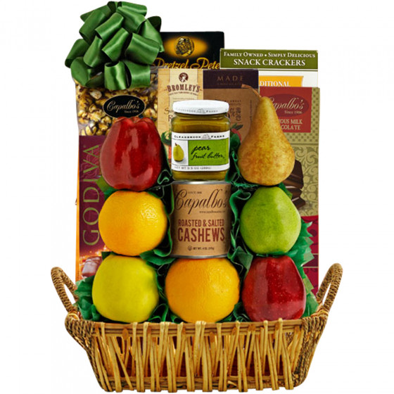 Mount Sinai Fruit & Kosher Food Gift Basket