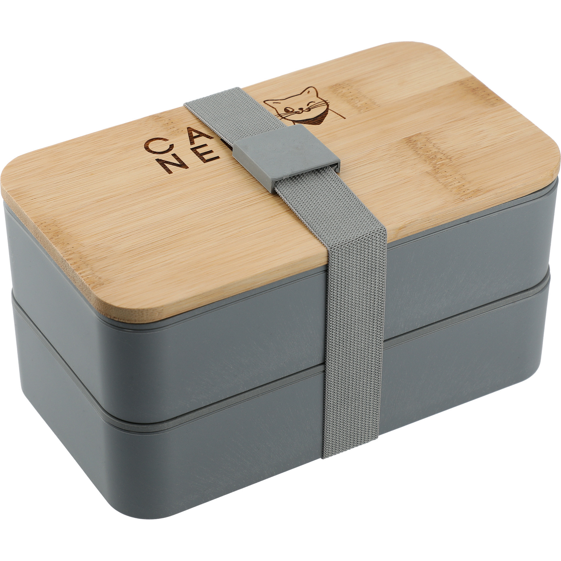 Custom Bamboo Bento Box w/BuiltIn Utensils Home & Office Shop Products