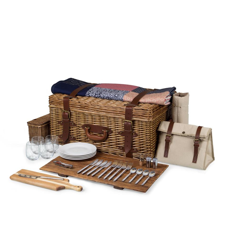 Custom Charleston Luxury Picnic Basket Set