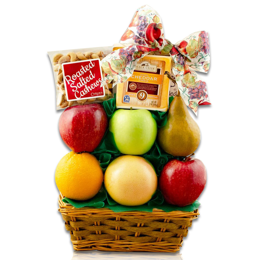 Splendid Sugar Free & Fresh Fruit Gift Basket Gift Baskets Gift
