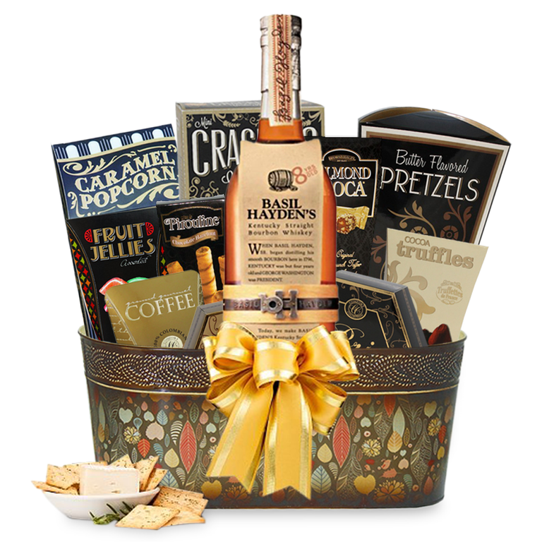Basil Hayden Bourbon Gift Basket
