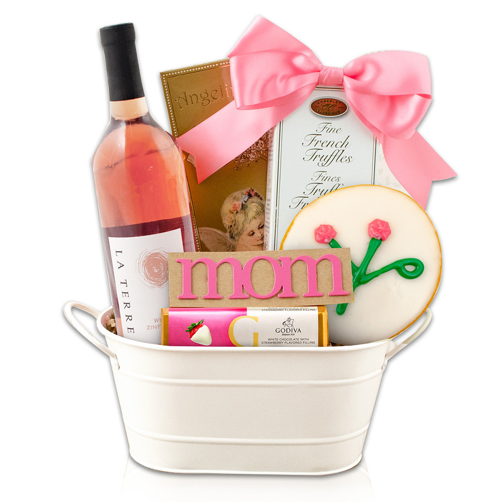 Mother's Day White Zinfandel Gift Basket