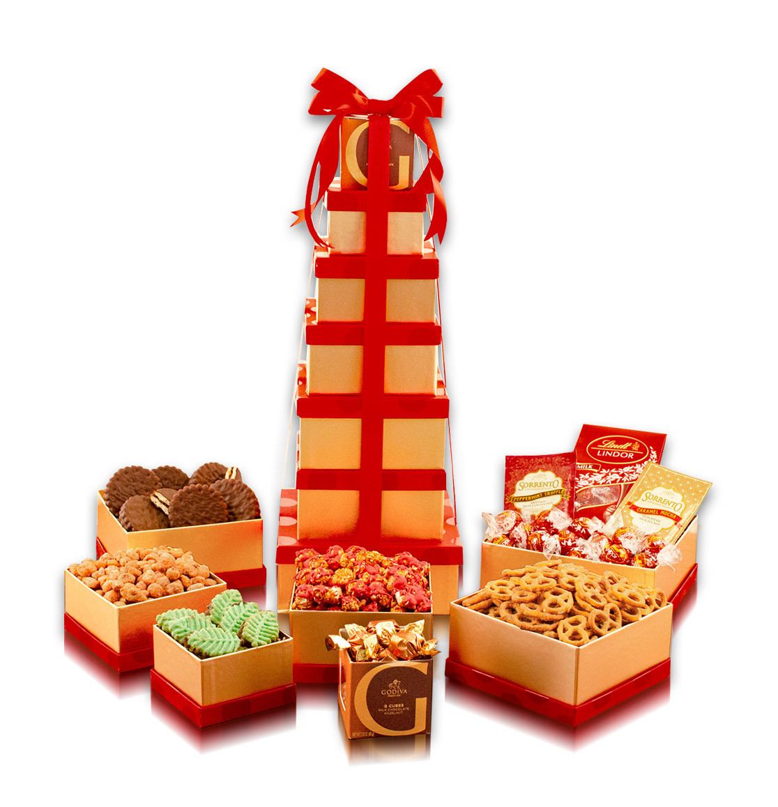 Deluxe Holiday Snack Tower Gift Set