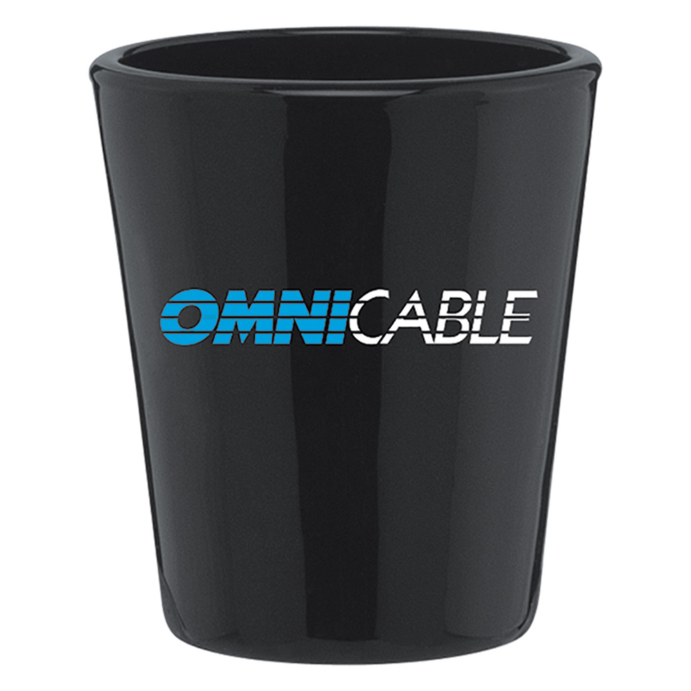 Custom Black Shot Glass