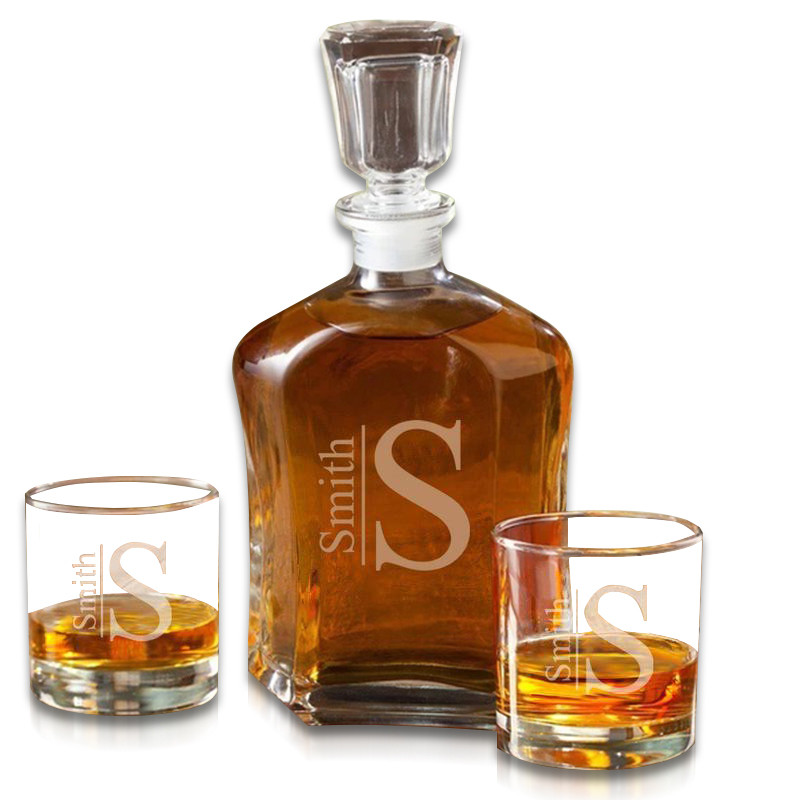 Personalized Decanter Set