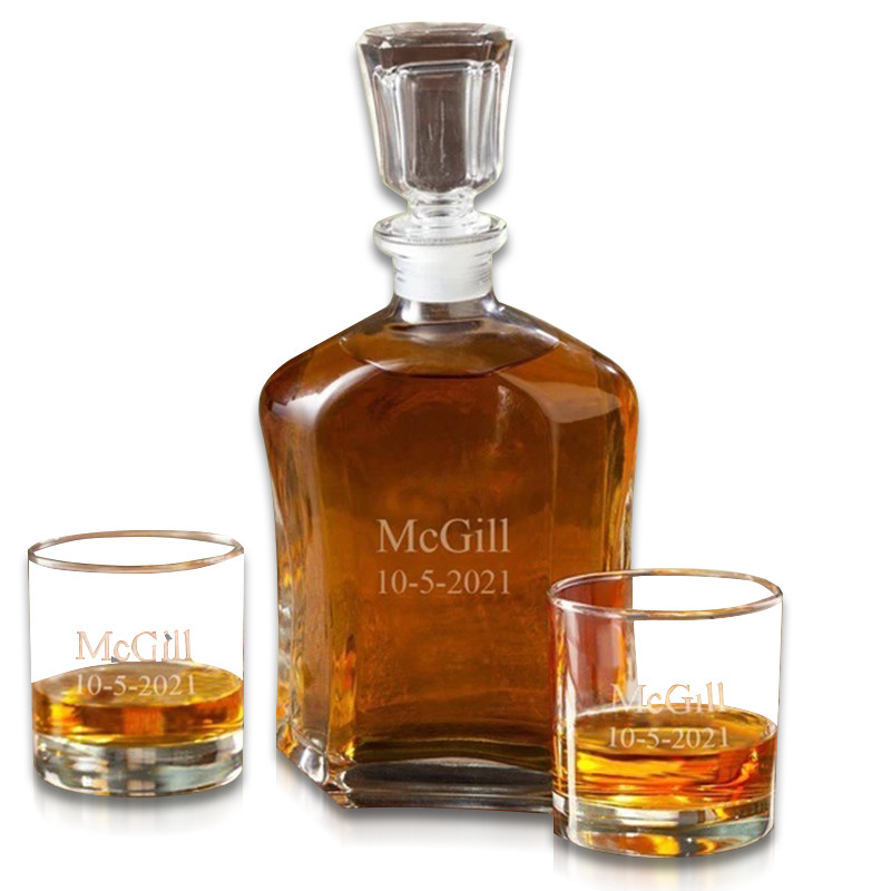 Personalized Decanter Set
