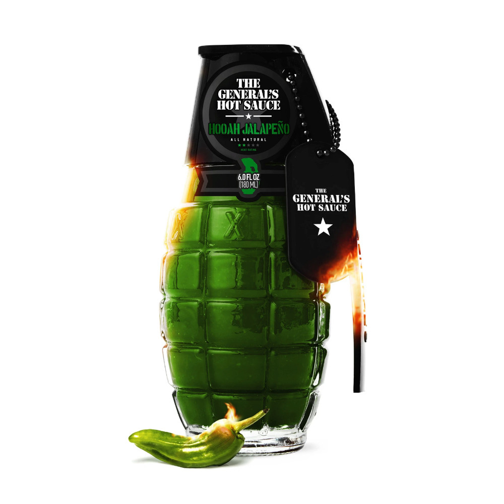 Custom Hot Sauce Grenade Hot Sauce 6 oz Bottle