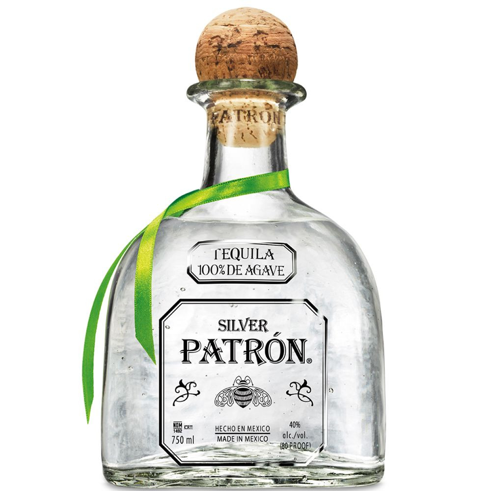 Patron Silver 750ml Tequila Gift Set