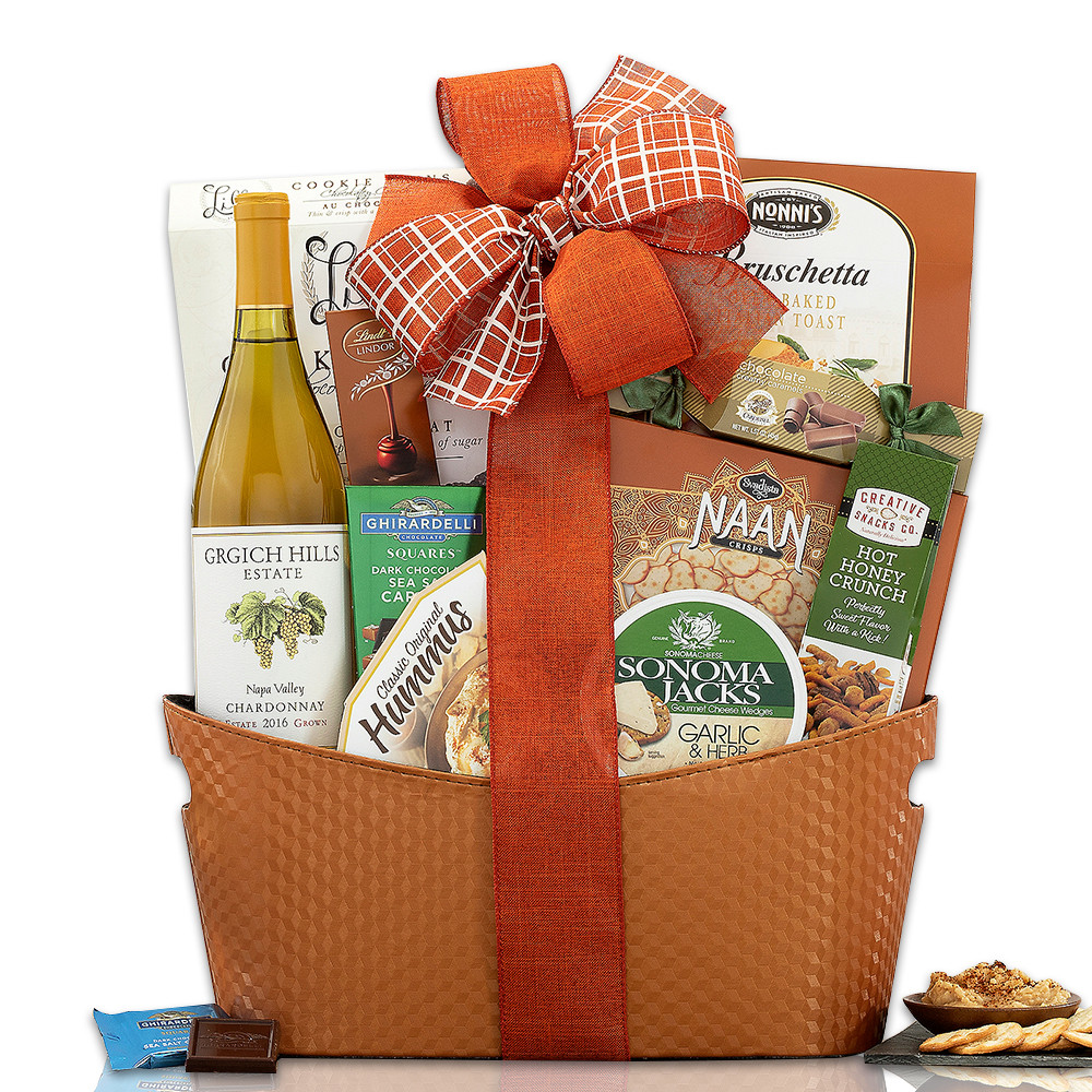 Grgich Hills Chardonnay Wine Gift Basket Shop Products